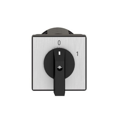 K50H004UP - Cam changeover switch, Harmony K, front mounting, plastic, 4 poles, position 0, 60°, 50A, 64x64mm, marked 1/0/2 - Schneider Electric - Cam changeover switch, Harmony K, front mounting, plastic, 4 poles, position 0, 60°, 50A, 64x64mm, marked 1/0/2 - Schneider Electric - 1