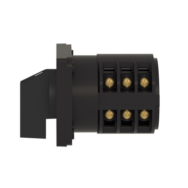 K63F003UP - Cam changeover switch, Harmony K, front mounting, plastic, 3 poles,position 0 30°, 63A, 64x64mm front plate marqued 1/0/2 - Schneider Electric - Cam changeover switch, Harmony K, front mounting, plastic, 3 poles,position 0 30°, 63A, 64x64mm front plate marqued 1/0/2 - Schneider Electric - 1