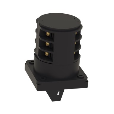 K63F003UP - Cam changeover switch, Harmony K, front mounting, plastic, 3 poles,position 0 30°, 63A, 64x64mm front plate marqued 1/0/2 - Schneider Electric - Cam changeover switch, Harmony K, front mounting, plastic, 3 poles,position 0 30°, 63A, 64x64mm front plate marqued 1/0/2 - Schneider Electric - 5