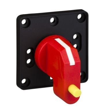 KDG3Y - Cam switch Operating head, Harmony K, for multifixing, plastic, without legend, 45 x 45 mm, red handle, padlocking - Schneider Electric - Cam switch Operating head, Harmony K, for multifixing, plastic, without legend, 45 x 45 mm, red handle, padlocking - Schneider Electric - 0