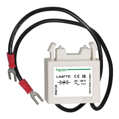 LA4FTE - TeSys F suppressor module bidirectional diode 24...48 V AC/DC - Schneider Electric - TeSys F suppressor module bidirectional diode 24...48 V AC/DC - Schneider Electric - 0