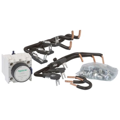 LA9D5017 - Kit for assembling star delta starters, for 3 x contactors LC1D40D50, with time delay block - Schneider Electric - Kit for assembling star delta starters, for 3 x contactors LC1D40D50, with time delay block - Schneider Electric - 0