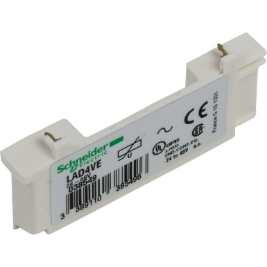 LAD4RCE - TeSys D - interference suppression module - RC circuit - 24..48Vac - Schneider Electric - TeSys D - interference suppression module - RC circuit - 24..48Vac - Schneider Electric - 0