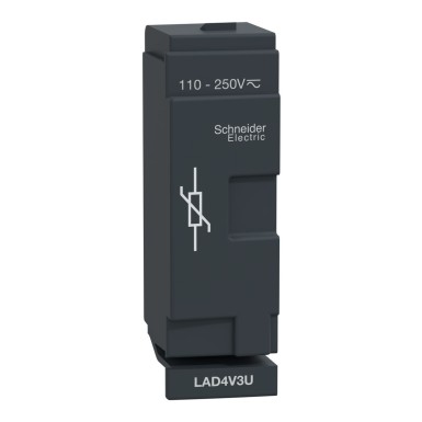 LAD4V3U - TeSys D - interference suppression module - varistor - 110..250Vac/dc - Schneider Electric - TeSys D - interference suppression module - varistor - 110..250Vac/dc - Schneider Electric - 0