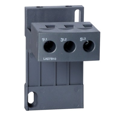 LAD7B10 - Adapter terminal block,TeSys Deca,for separate mounting of LRD01...D35 and LR3D02...D35 - Schneider Electric - Adapter terminal block,TeSys Deca,for separate mounting of LRD01...D35 and LR3D02...D35 - Schneider Electric - 0