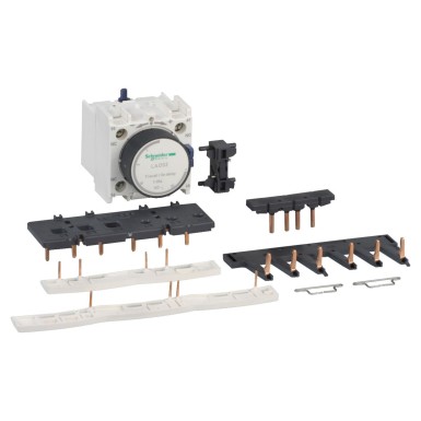 LAD91217 - Kit for star delta starter assembling, for 3 x contactors LC1D09D38 star identical, with timer block - Schneider Electric - Kit for star delta starter assembling, for 3 x contactors LC1D09D38 star identical, with timer block - Schneider Electric - 0