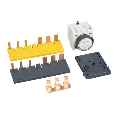 LAD9SD3 - Schneider Electric - Kit for assembling star delta starters, for 3 x contactors LC1D40AD80A, with time delay block