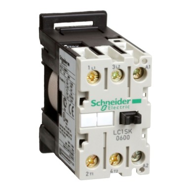 LC1SK0600B7 - TeSys SK mini contactor 2P (2 NO) AC3 690 V 6 A 24 V AC coil - Schneider Electric - TeSys SK mini contactor 2P (2 NO) AC3 690 V 6 A 24 V AC coil - Schneider Electric - 0