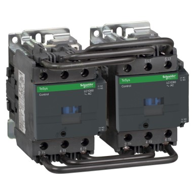 LC2D80M7 - TeSys Deca reversing contactor 3P(3 NO) AC3/AC3e <= 440 V 80 A 220 V AC coil - Schneider Electric - TeSys Deca reversing contactor 3P(3 NO) AC3/AC3e <= 440 V 80 A 220 V AC coil - Schneider Electric - 0