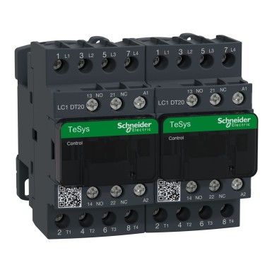 LC2DT20P7 - TeSys Deca changeover contactor 4P(4 NO) AC1 <= 440 V 20 A 230 V AC coil - Schneider Electric - TeSys Deca changeover contactor 4P(4 NO) AC1 <= 440 V 20 A 230 V AC coil - Schneider Electric - 0