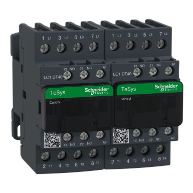 LC2DT40P7 - TeSys Deca changeover contactor 4P(4 NO) AC1 <= 440 V 40 A 230 V AC coil - Schneider Electric - TeSys Deca changeover contactor 4P(4 NO) AC1 <= 440 V 40 A 230 V AC coil - Schneider Electric - 0