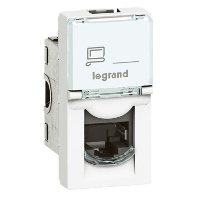 076561 - RJ45 C6 UTP MOSAIC 1 M SOCKET - Legrand - RJ45 C6 UTP MOSAIC 1 M SOCKET - Legrand - 0