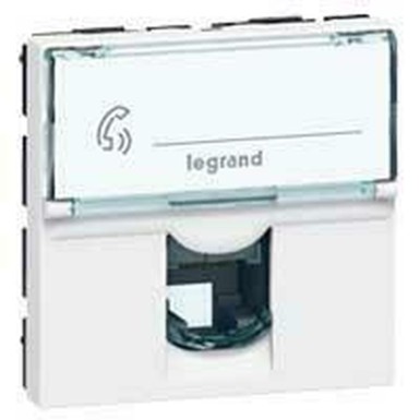 078731 - RJ11 TELEPHONE SKT (2 MODULES) - Legrand - RJ11 TELEPHONE SKT (2 MODULES) - Legrand - 0