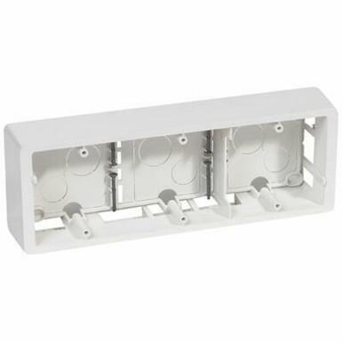 080243 - Céliane surface-mounted frame 3 horizontal or vertical positions white - Ref: 080243 - Legrand - Céliane surface-mounted frame 3 horizontal or vertical positions white - Ref: 080243 - Legrand - 0