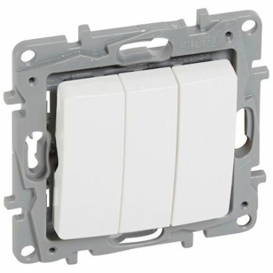 664503 - THREE ONE-WAY 10A CLAW WHITE - Legrand - THREE ONE-WAY 10A CLAW WHITE - Legrand - 0