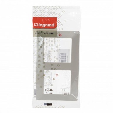 754042 - 2G PLATE IVORY VL - Legrand - 2G PLATE IVORY VL - Legrand - 0