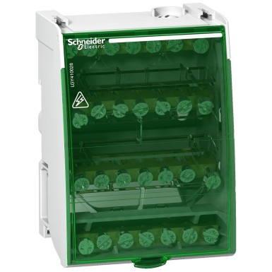 LGY410028 - Linergy DS - Four-pole split splitter - 100A - 4x7 holes - Schneider Electric - Linergy DS - Four-pole split splitter - 100A - 4x7 holes - Schneider Electric - 0