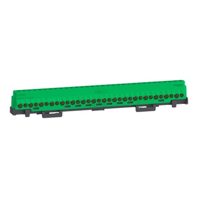 LGYT2A32 - Terminal block set, Linergy, 32 holes, 16x16 mm² + 16x10 mm², for ground or neutral connection - Schneider Electric - Terminal block set, Linergy, 32 holes, 16x16 mm² + 16x10 mm², for ground or neutral connection - Schneider Electric - 2