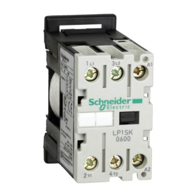 LP1SK0600BD - mini contactor, TeSys SK, 2P(2NO), AC-1, 690V 12A, 24V DC coil - Schneider Electric - mini contactor, TeSys SK, 2P(2NO), AC-1, 690V 12A, 24V DC coil - Schneider Electric - 0