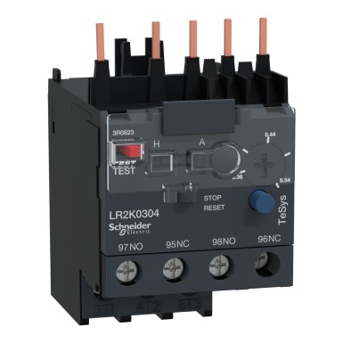 LR2K0304 - TeSys K differential thermal overload relays 0.36...0.54 A class 10A - Schneider Electric - TeSys K differential thermal overload relays 0.36...0.54 A class 10A - Schneider Electric - 0