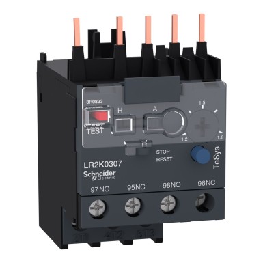 LR2K0307 - TeSys K differential thermal overload relays 1.2...1.8 A class 10A - Schneider Electric - TeSys K differential thermal overload relays 1.2...1.8 A class 10A - Schneider Electric - 0