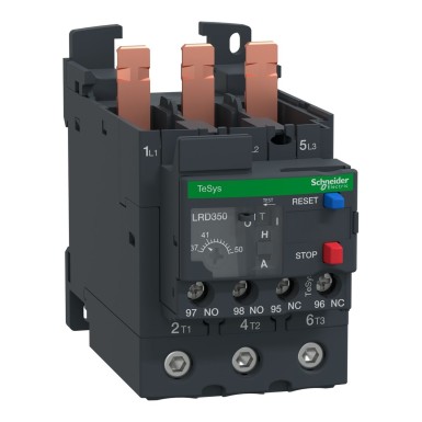 LR3D350 - Thermal overload relay, TeSys Deca, 690VAC, 37 to 50A, 1NO+1NC, class 10A, for unbalanced loads - Schneider Electric - Thermal overload relay, TeSys Deca, 690VAC, 37 to 50A, 1NO+1NC, class 10A, for unbalanced loads - Schneider Electric - 0