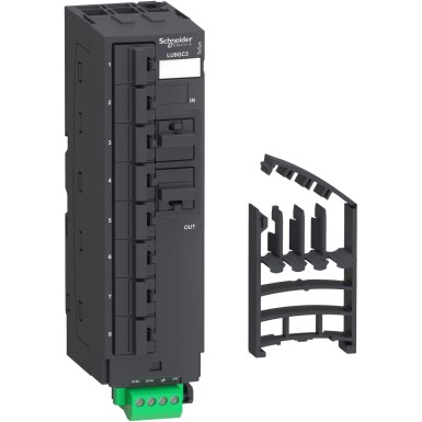 LU9GC3 - Modbus splitter block 10 RJ45 and 1 screw terminal block - Schneider Electric - Modbus splitter block 10 RJ45 and 1 screw terminal block - Schneider Electric - 0