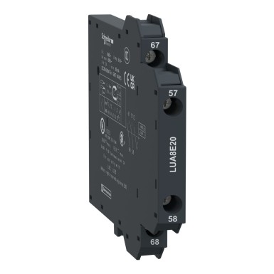 LUA8E20 - Auxiliary contact, TeSys Ultra, 2NO, 690VAC/DC, for Start-stop signalling, Screw clamp terminals - Schneider Electric - Auxiliary contact, TeSys Ultra, 2NO, 690VAC/DC, for Start-stop signalling, Screw clamp terminals - Schneider Electric - 0