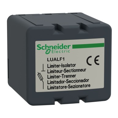 LUALF1 - Current limiter cartridge, TeSys Ultra, activation 50kA, Iq 130kA@440V, for use with limiter disconn - Schneider Electric - Current limiter cartridge, TeSys Ultra, activation 50kA, Iq 130kA@440V, for use with limiter disconn - Schneider Electric - 0