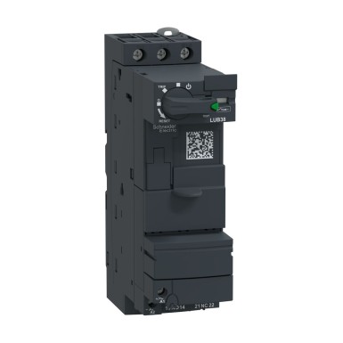 LUB38 - Non reversing power base, TeSys Ultra, 3P,1NO + 1NC, 38A, 690V - Schneider Electric - Non reversing power base, TeSys Ultra, 3P,1NO + 1NC, 38A, 690V - Schneider Electric - 0