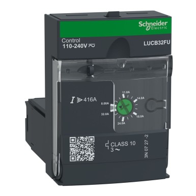 LUCB32FU - Advanced control unit, TeSys Ultra, 3P, 8 to 32A, 690VAC, protection & diagnostic, class 10, 110 to 240VAC/DC coil - Schneider Electric - Advanced control unit, TeSys Ultra, 3P, 8 to 32A, 690VAC, protection & diagnostic, class 10, 110 to 240VAC/DC coil - Schneider Electric - 0