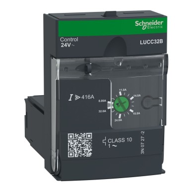 LUCC32B - Advanced control unit, TeSys Ultra, 832A, 1P motors, protection & diagnostic, class 10, coil 24V AC - Schneider Electric - Advanced control unit, TeSys Ultra, 832A, 1P motors, protection & diagnostic, class 10, coil 24V AC - Schneider Electric - 0