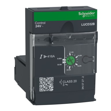 LUCD32B - Advanced control unit, TeSys Ultra, 832A, 3P motors, protection & diagnostic, class 20, coil 24V AC - Schneider Electric - Advanced control unit, TeSys Ultra, 832A, 3P motors, protection & diagnostic, class 20, coil 24V AC - Schneider Electric - 0