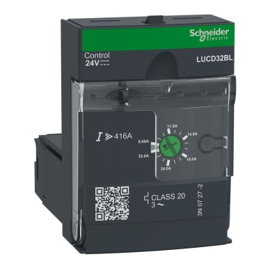 LUCD32BL - Advanced control unit, TeSys Ultra, 832A, 3P motors, protection & diagnostic, class 20, coil 24V DC - Schneider Electric - Advanced control unit, TeSys Ultra, 832A, 3P motors, protection & diagnostic, class 20, coil 24V DC - Schneider Electric - 0