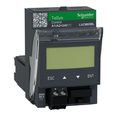 LUCM05BL - Multifunction control unit, TeSys Ultra, 1P/3P, 1.25 to 5A, 690VAC, protection & diagnostic, class 5 to 30, 24VDC coil - Schneider Electric - Multifunction control unit, TeSys Ultra, 1P/3P, 1.25 to 5A, 690VAC, protection & diagnostic, class 5 to 30, 24VDC coil - Schneider Electric - 0