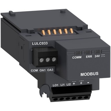 LULC033 - Communication module, TeSys Ultra, 24VDC, Modbus RTU, front side - Schneider Electric - Communication module, TeSys Ultra, 24VDC, Modbus RTU, front side - Schneider Electric - 0