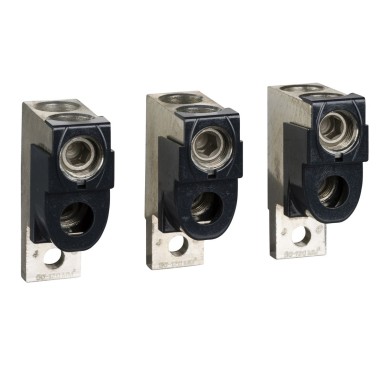 LV429218 - Aluminium bare cable connectors, ComPact NSX, EasyPact CVS, for 2 cables 50 mmІ to 120 mmІ, 250 A, s - Schneider Electric - Aluminium bare cable connectors, ComPact NSX, EasyPact CVS, for 2 cables 50 mmІ to 120 mmІ, 250 A, s - Schneider Electric - 0