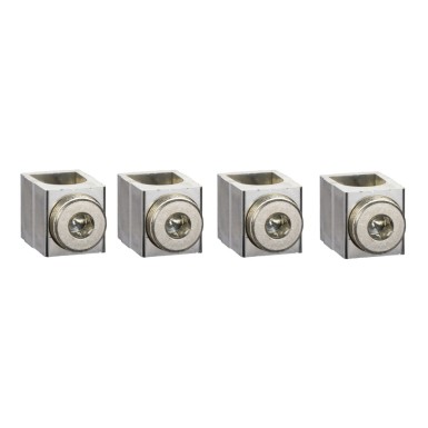 LV429228 - Aluminium bare cable connectors, ComPacT NSX, for 1 cable 25mmІ to 95mmІ, 250A, set of 4 parts - Schneider Electric - Aluminium bare cable connectors, ComPacT NSX, for 1 cable 25mmІ to 95mmІ, 250A, set of 4 parts - Schneider Electric - 0