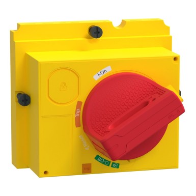 LV429339T - Direct rotary handle, ComPacT NSX 100/160/250, red handle on yellow front, IP40 - Schneider Electric - Direct rotary handle, ComPacT NSX 100/160/250, red handle on yellow front, IP40 - Schneider Electric - 0