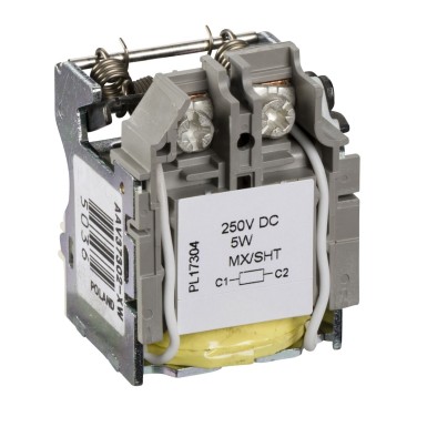 LV429394 - Shunt trip release MX, ComPacT NSX, 250VDC, screwless spring terminal connections - Schneider Electric - Shunt trip release MX, ComPacT NSX, 250VDC, screwless spring terminal connections - Schneider Electric - 0