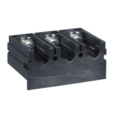 LV431060 - One piece spreader, 35 mm to 45 mm pitch, ComPact NSX 100/160/250, flat connection, 3 poles - Schneider Electric - One piece spreader, 35 mm to 45 mm pitch, ComPact NSX 100/160/250, flat connection, 3 poles - Schneider Electric - 0