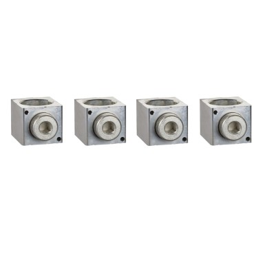 LV432480 - Aluminium bare cable connectors, ComPacT NSX, for 1 cable 35mmІ to 300mmІ, 630A, set of 4 parts - Schneider Electric - Aluminium bare cable connectors, ComPacT NSX, for 1 cable 35mmІ to 300mmІ, 630A, set of 4 parts - Schneider Electric - 0