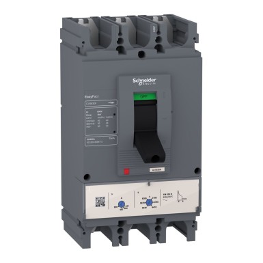 LV540306 - circuit breaker EasyPact CVS400F, 36 kA at 415 VAC, 400 A rating thermal magnetic TM-D trip unit, 3P 3d - Schneider Electric - circuit breaker EasyPact CVS400F, 36 kA at 415 VAC, 400 A rating thermal magnetic TM-D trip unit, 3P 3d - Schneider Electric - 0