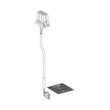 LV836388 - MasterPact MTZ1 - cabling for ULP port - Schneider Electric - MasterPact MTZ1 - cabling for ULP port - Schneider Electric - 0