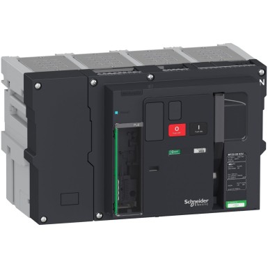 LV846210 - Circuit breaker frame, MasterPact MTZ2 08H2V, 800A, 100kA/440VAC (Icu,Icw), 4P, drawout, right Neutral, no control unit - Schneider Electric - Circuit breaker frame, MasterPact MTZ2 08H2V, 800A, 100kA/440VAC (Icu,Icw), 4P, drawout, right Neutral, no control unit - Schneider Electric - 0