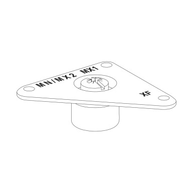 LV847093SP - Voltage releases securing fixture, MasterPact MTZ, for voltage releases MX/XF/MN, spare part - Schneider Electric - Voltage releases securing fixture, MasterPact MTZ, for voltage releases MX/XF/MN, spare part - Schneider Electric - 0