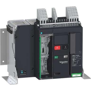 LV847145 - Circuit breaker frame, MasterPact MTZ1 12H1, 1250A, 42kA/440VAC 50/60Hz (Icu), 4P, fixed, without control unit - Schneider Electric - Circuit breaker frame, MasterPact MTZ1 12H1, 1250A, 42kA/440VAC 50/60Hz (Icu), 4P, fixed, without control unit - Schneider Electric - 0