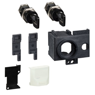 LV847519 - OFF-position locking - 1 Profalux keylock 2 keys + adaptation kit - for MTZ1 - Schneider Electric - OFF-position locking - 1 Profalux keylock 2 keys + adaptation kit - for MTZ1 - Schneider Electric - 0