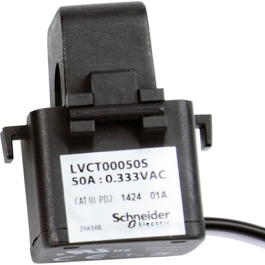 LVCT00050S - LVCT 50 A 0.333 V output split core CT ?=10 mm x H=11 mm - Schneider Electric - LVCT 50 A 0.333 V output split core CT ?=10 mm x H=11 mm - Schneider Electric - 0