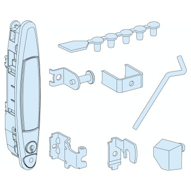 LVS01032 - PrismaSeT G Active - Door closure accessories - Cabinet and enclosure - IP30 - Schneider Electric - PrismaSeT G Active - Door closure accessories - Cabinet and enclosure - IP30 - Schneider Electric - 0